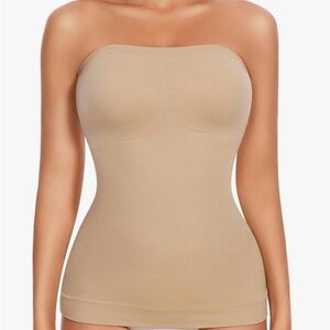 Women's Strapless Shapewear Top - Tan